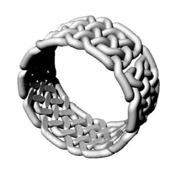 Celtic Band 001, Size 10.5, 11.5mm wide