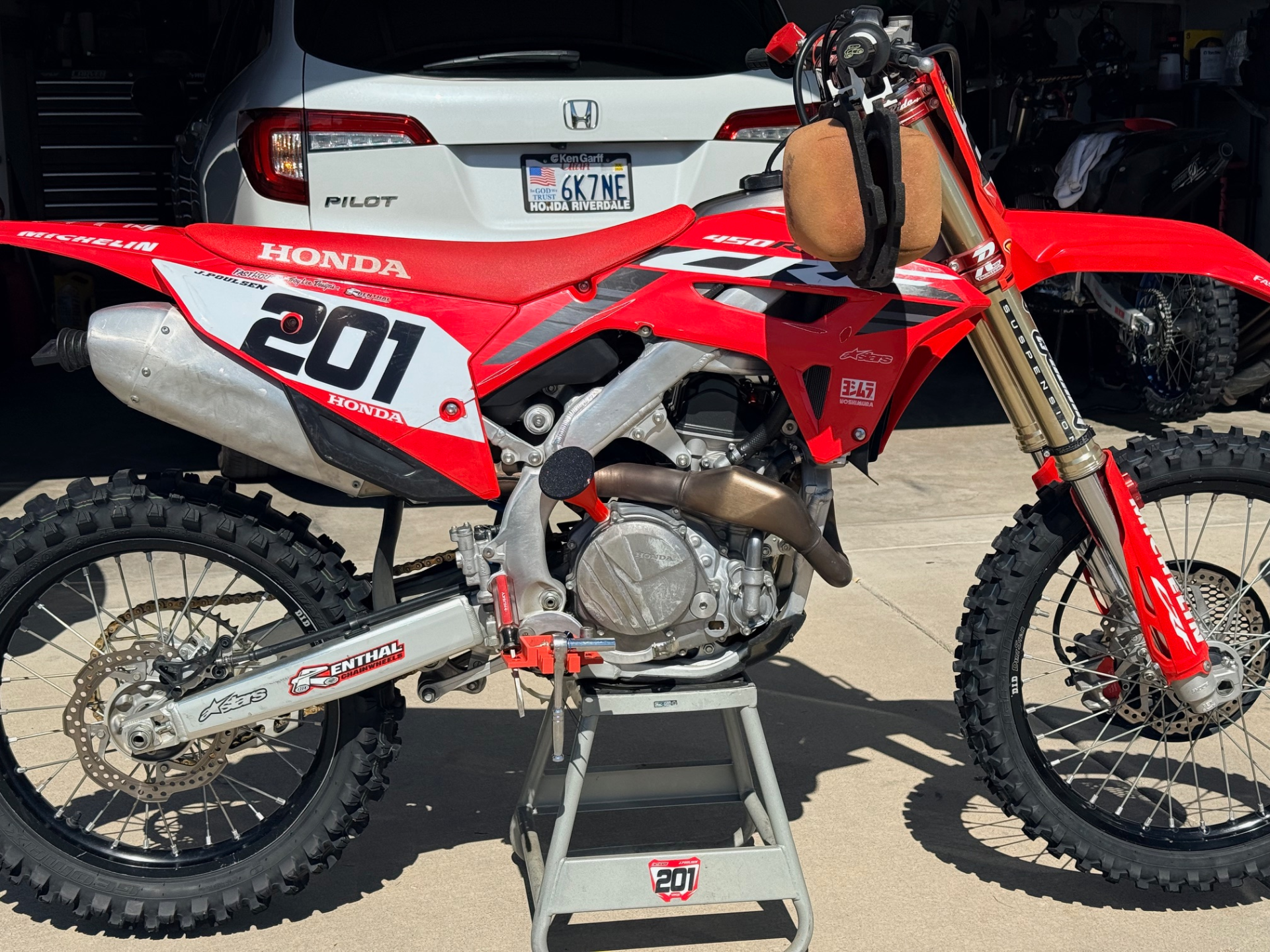 Motocross Air Filter Hanger