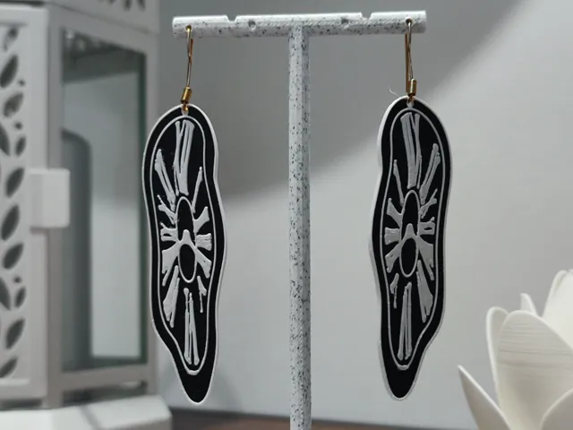 Aretes Persistencia de Dalí