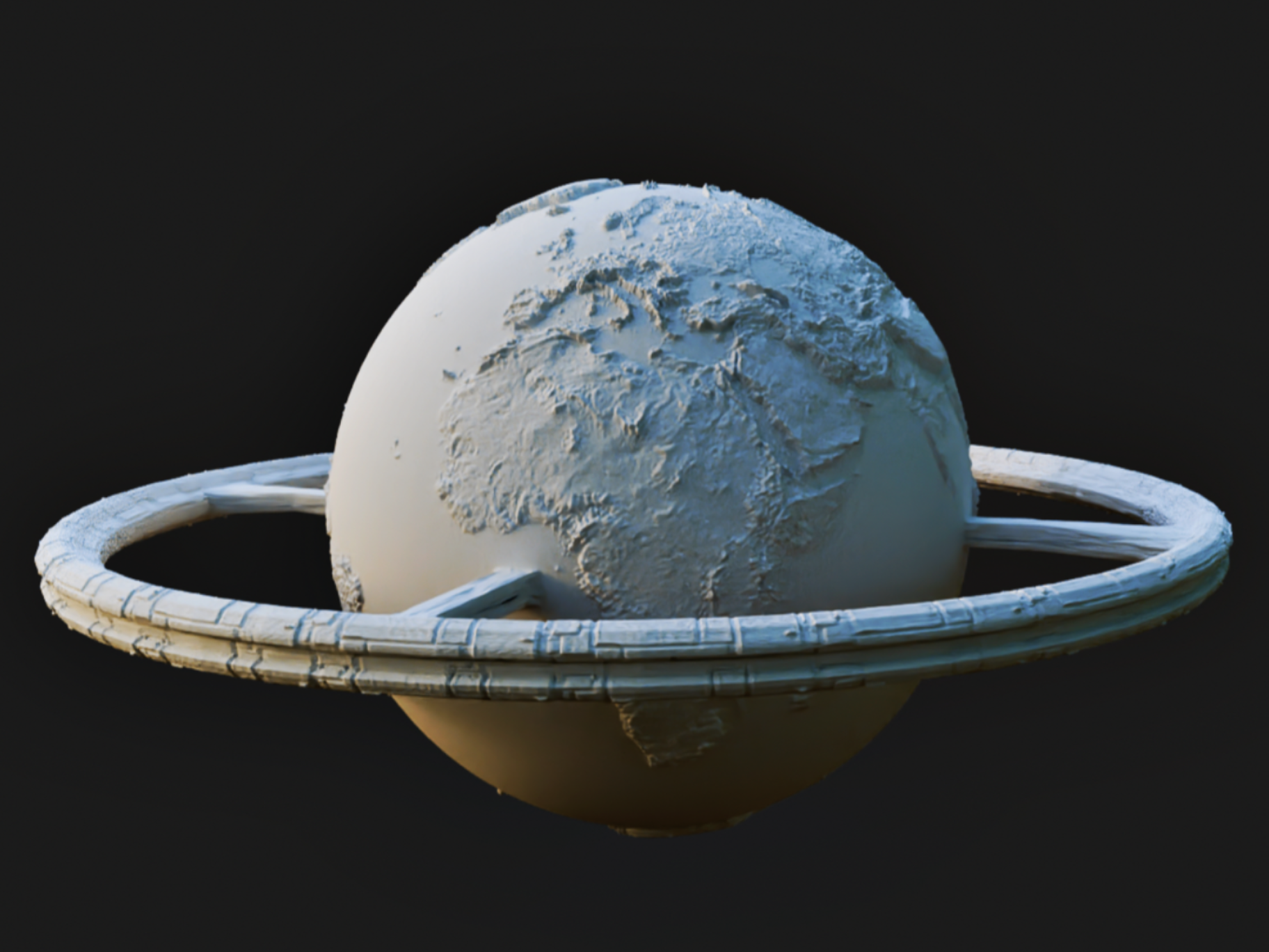 Orbital Ring Earth – Sci-Fi Megastructure