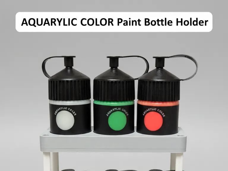 AQUARLYIC Farbenregal (Modular & Stapelbar)