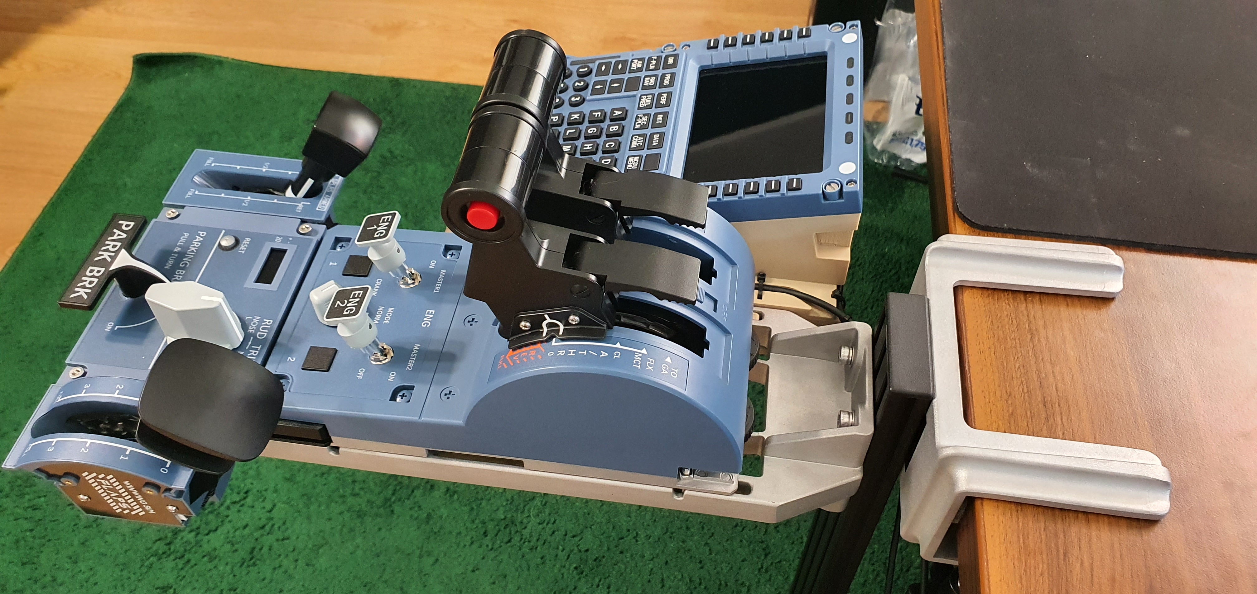 WINWING WINCTRL Throttle Desk Mount5 - MCDU Stand - Free 3D Print
