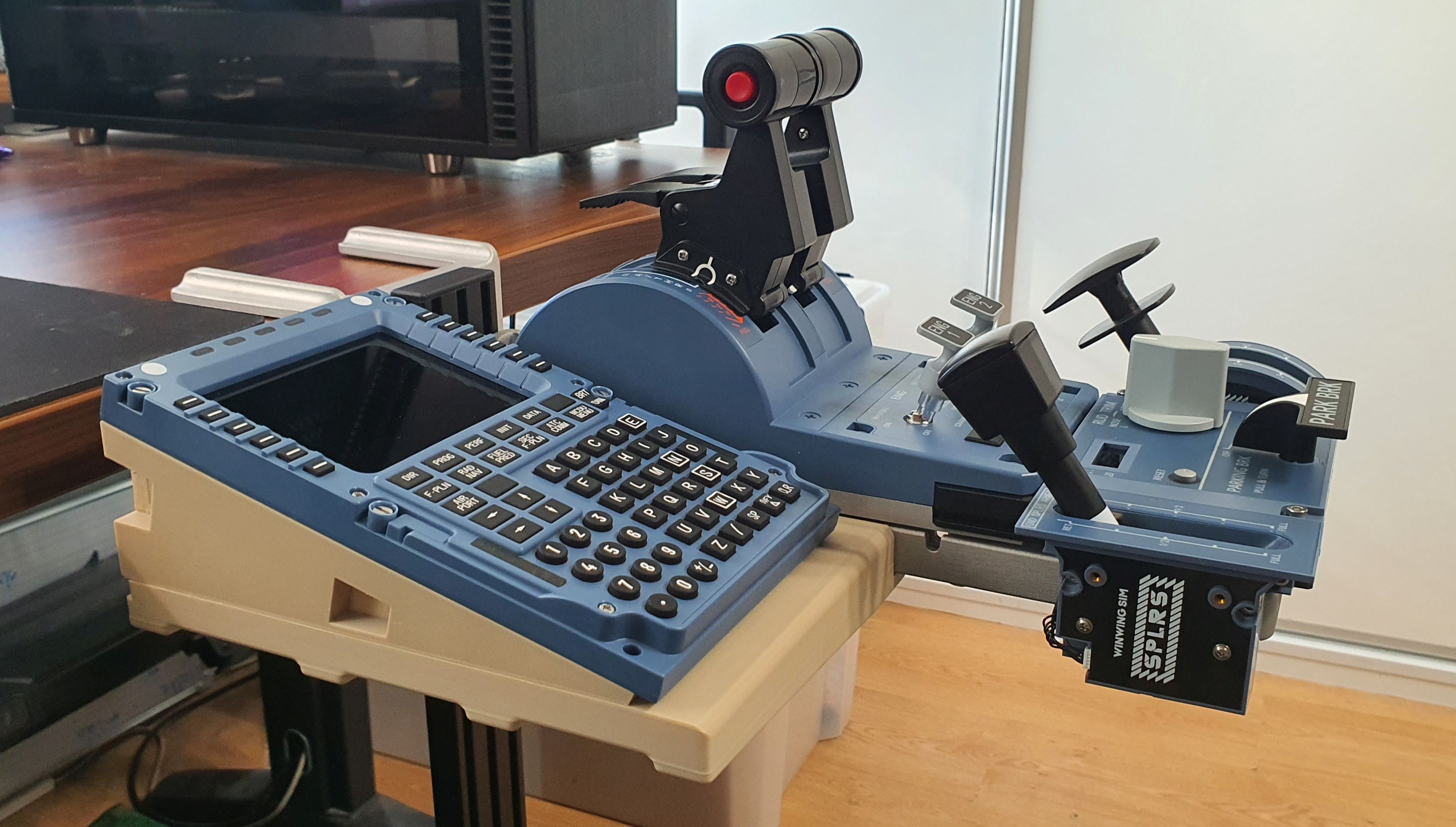 WINWING WINCTRL Throttle Desk Mount5 - MCDU Stand - Free 3D Print