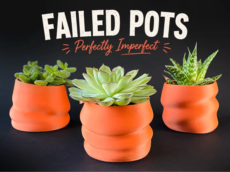Failed Pots – Perfectly Imperfect Planters
