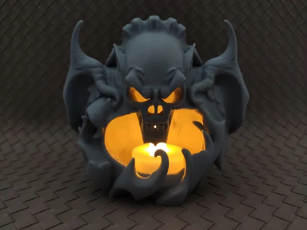 Cache-bougie LED Vampire féroce