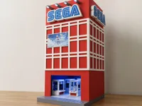 Akihabara retro arcade building