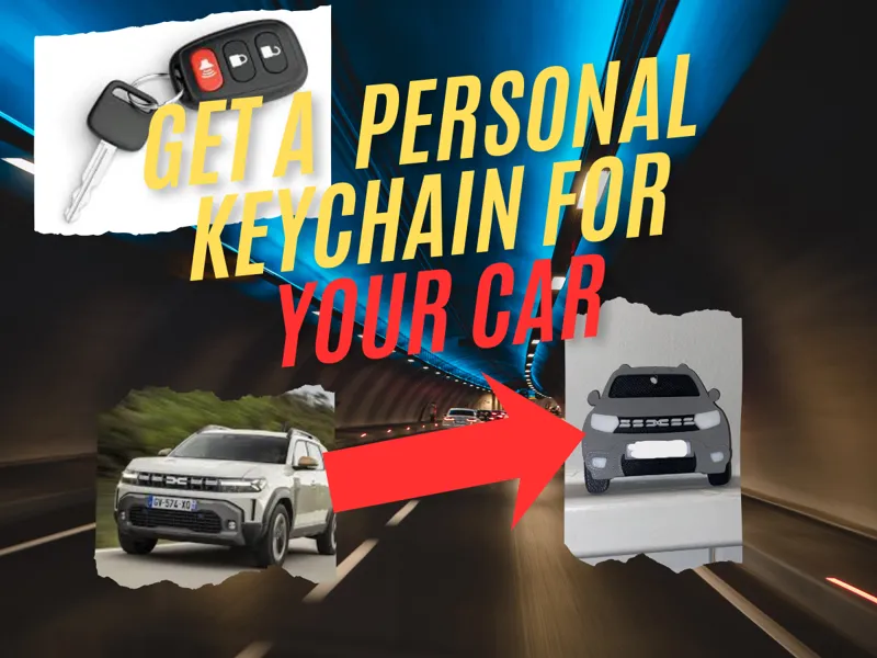 Vehicle Keychain (5x5cm)
