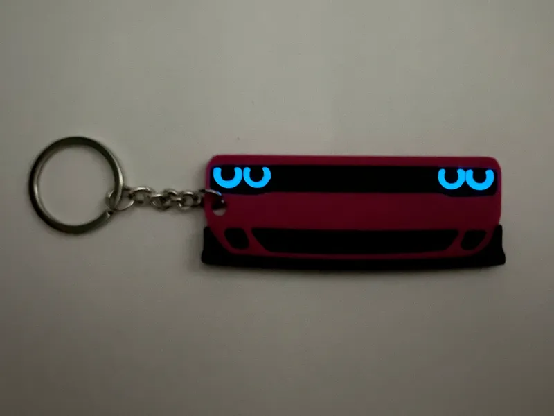Dodge Challenger Keychain Glow