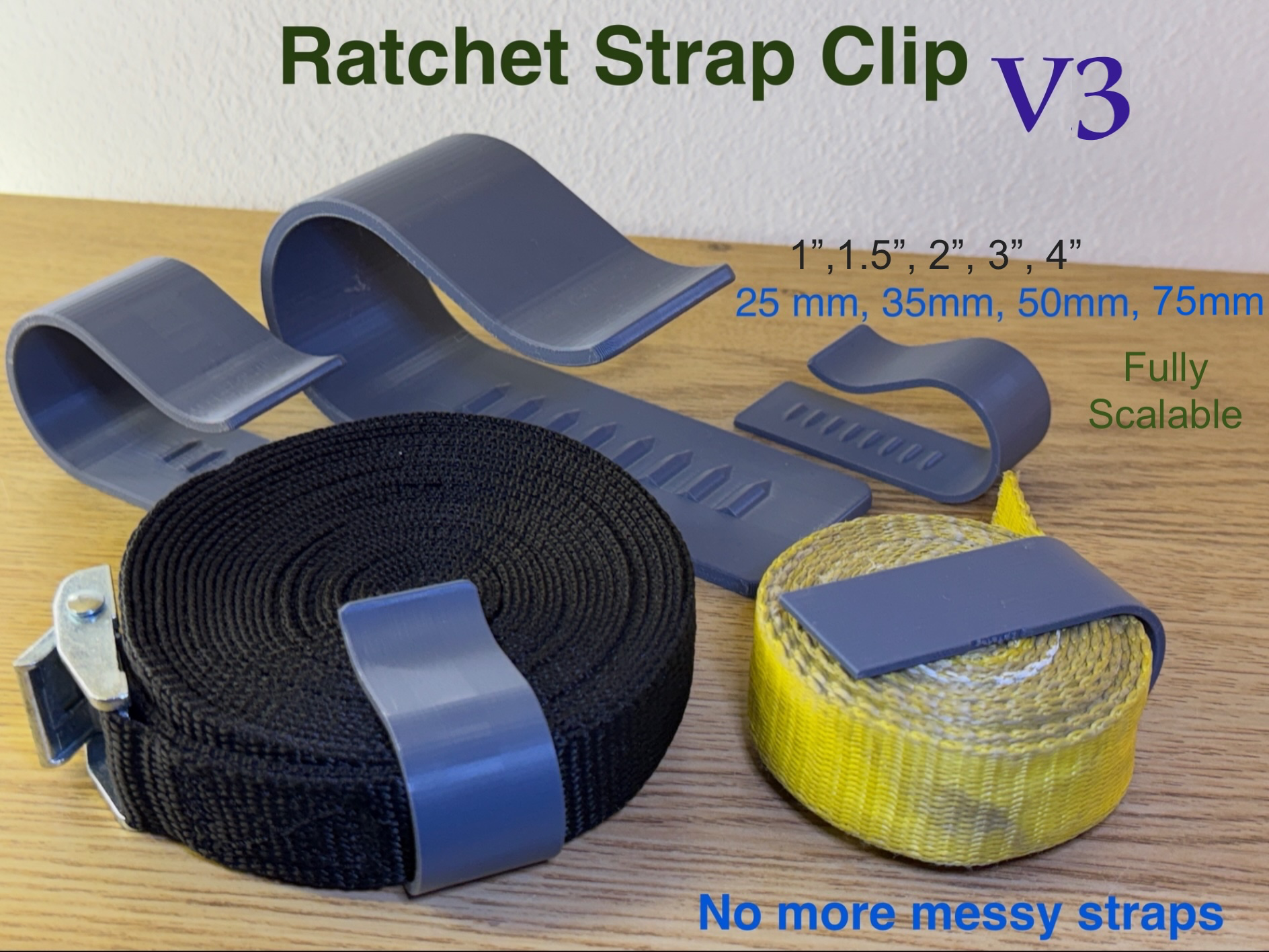 Ratchet Strap Clip