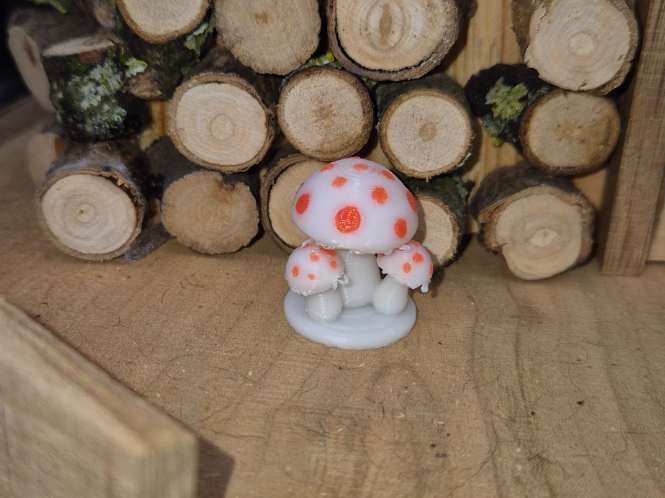 Whimsical Fairy Garden Mushrooms