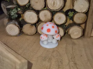 Whimsical Fairy Garden Mushrooms