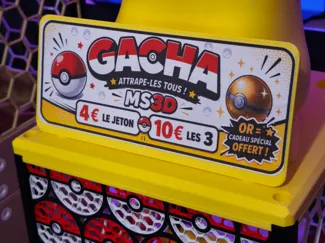 Panneau affichage pour mettre sur le GachaPop V2