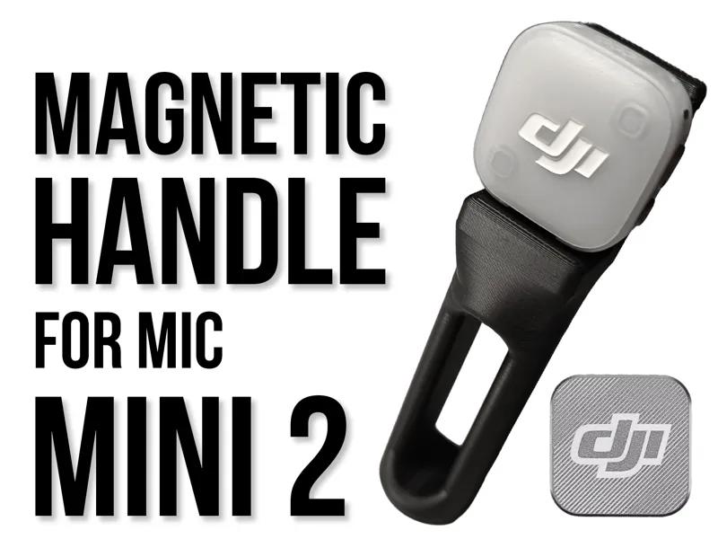 Magnetic DJI Mic Mini 2 Handle (OG DJI Magnet)