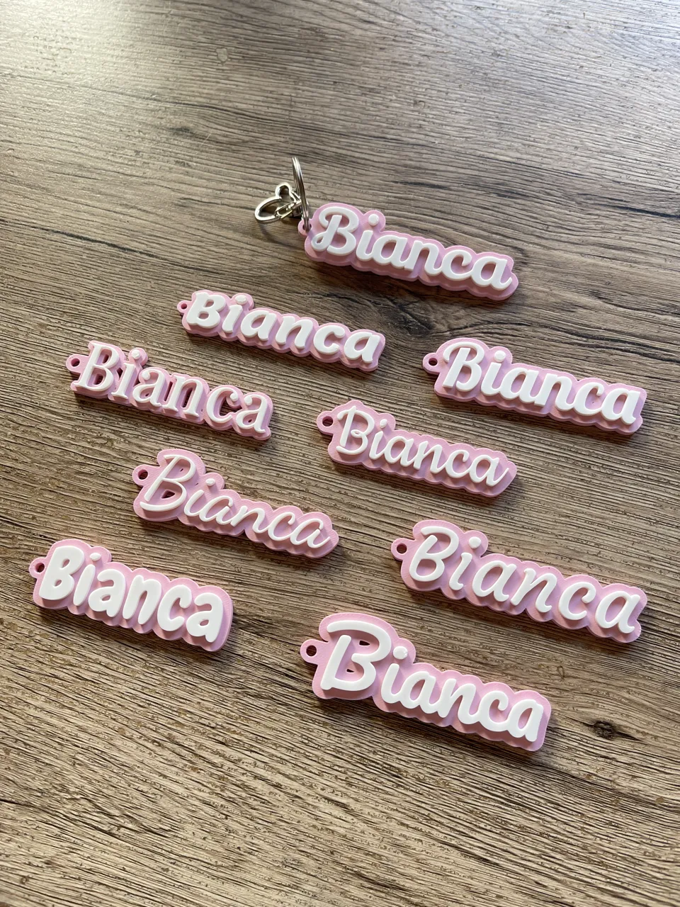 Customizable Name Keychain view 2