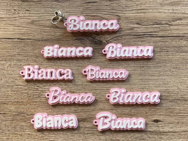 Customizable Name Keychain