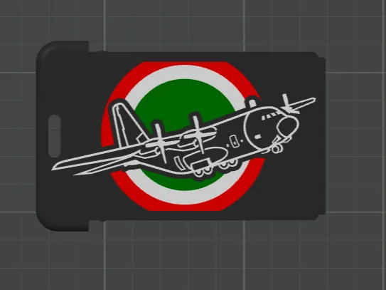 PORTA BADGE POSTERIORE C130 DECOLLO