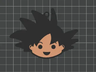Dragonball Son Goku Keychain