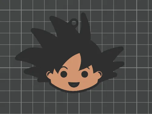 Dragonball Son Goku Keychain