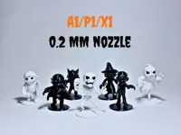 Halloween Mini Collection A1,P1,X1 0.2 mm Nozzle