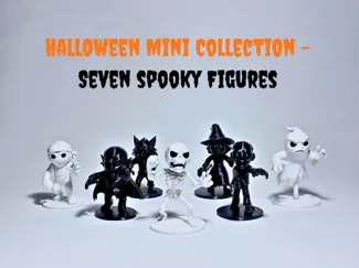Halloween mini Collection - seven spooky Figures