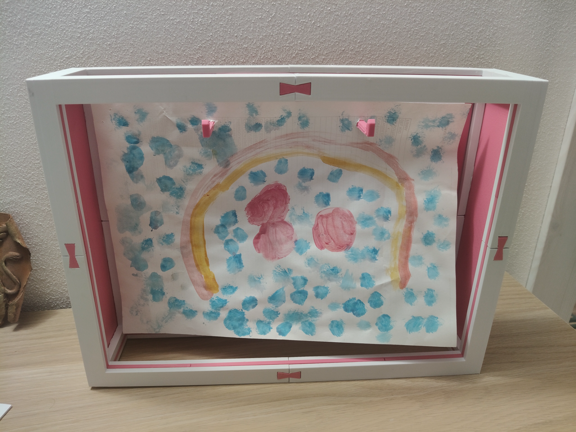 Children’s Artwork Display –Desk & Shelf Organizer