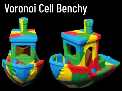 Voronoi Cell Benchy
