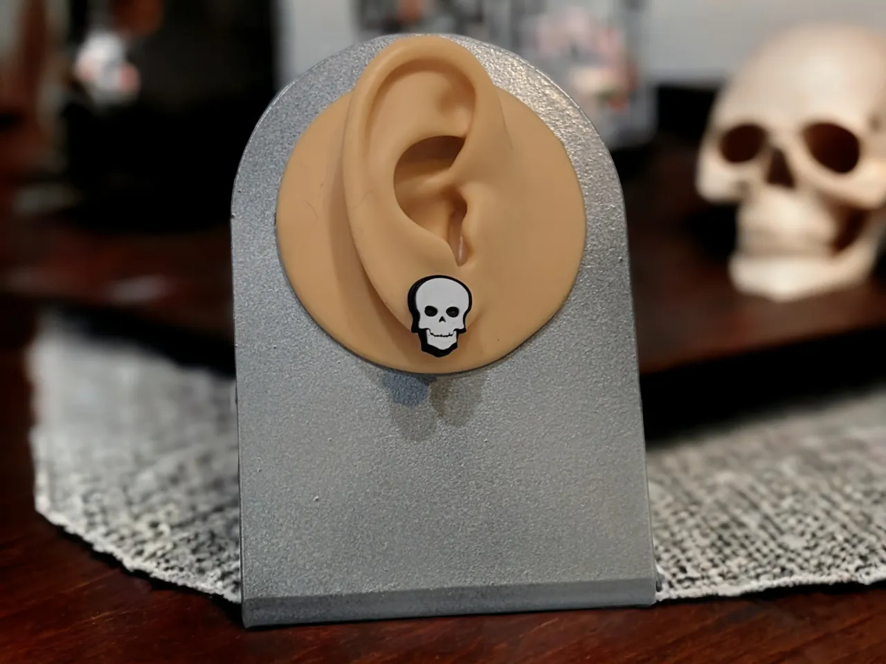 Skull Earrings view 3