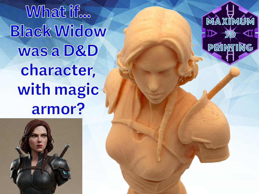 Black Widow bust in D&D time. A Marvel thief?