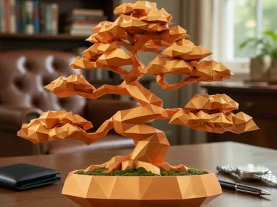 Low Poly Bonsai v11