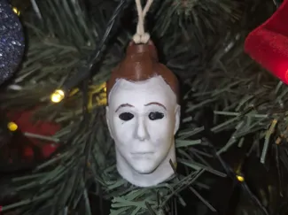 Michael Myers Christmas ornament