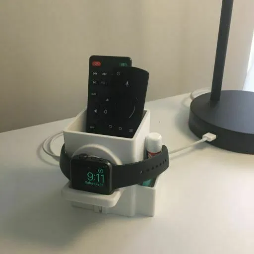 Nightstand Storage with Apple Watch Charger