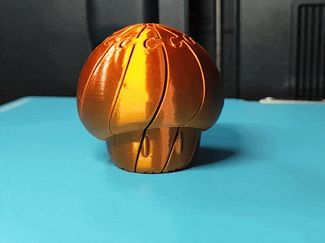 Champignon Super Mario Torsadé