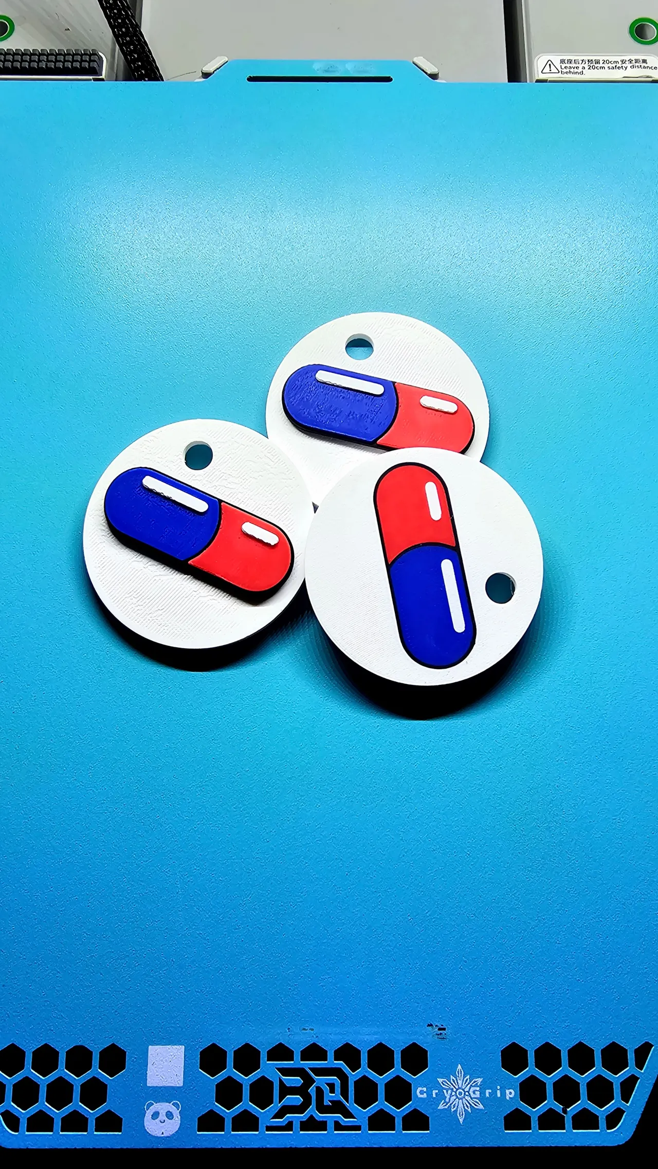 Good Health Bad Education - Akira Keychain Earring view 4