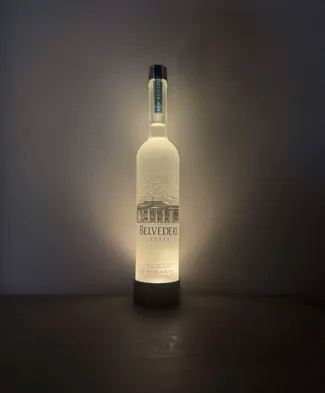 Belvedere vodka lamp