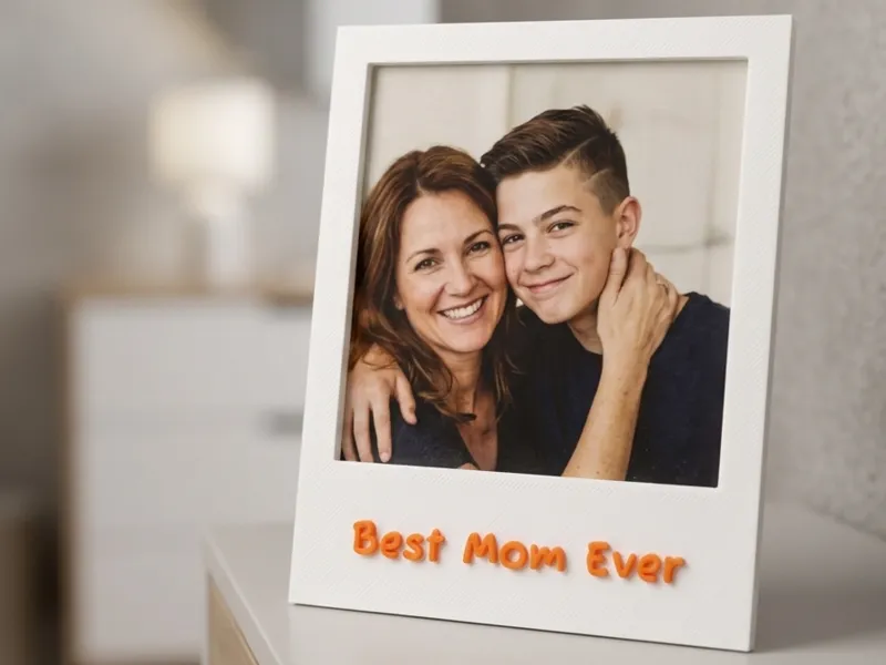 Polaroid Rahmen für die beste Mama "Best Mom Ever"