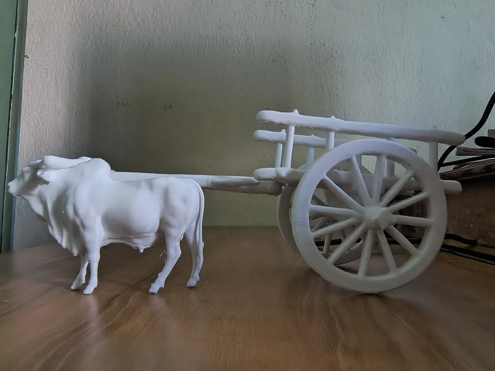 Traditional Bullock Cart – 3D Print Model by PUPA 3D Makers MakerWorld ...