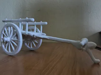 Traditional Bullock Cart – 3D Print Model 