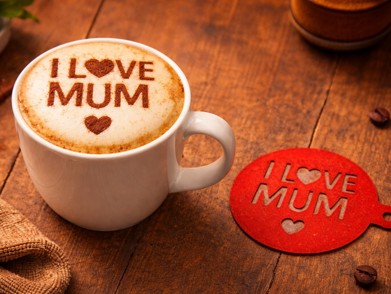 Coffee Stencil – Mother’s Day Gift
