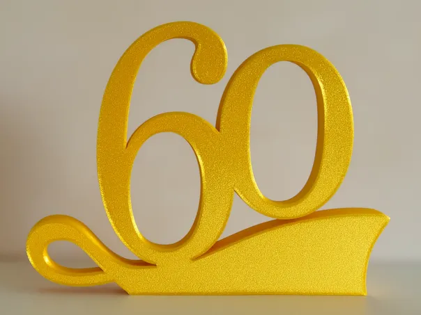 60 Birthday decoration