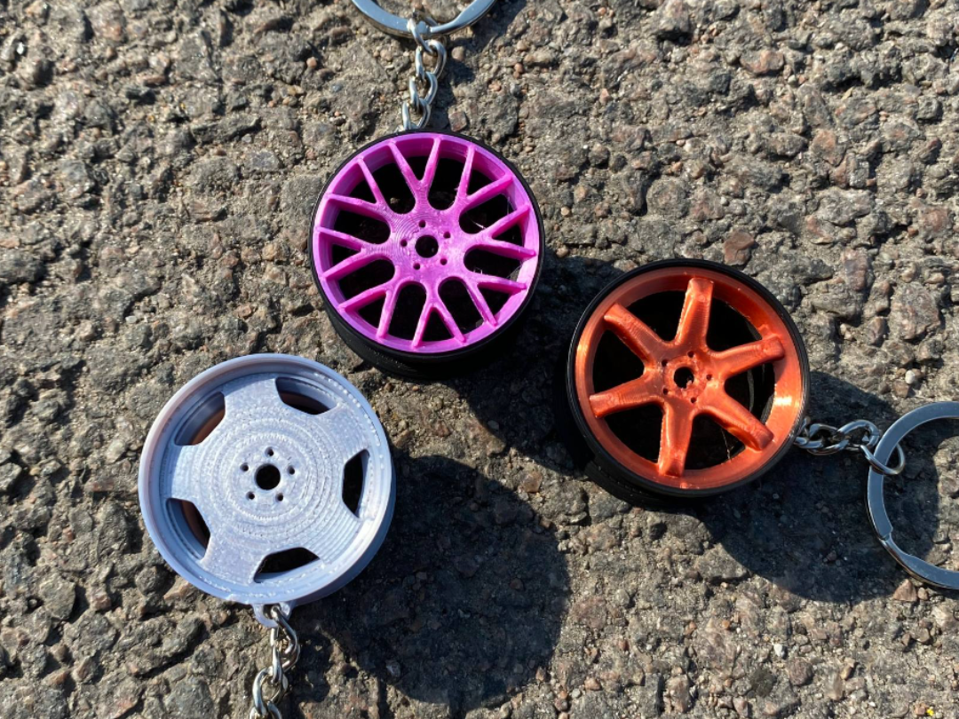 Mini Wheel Keychain