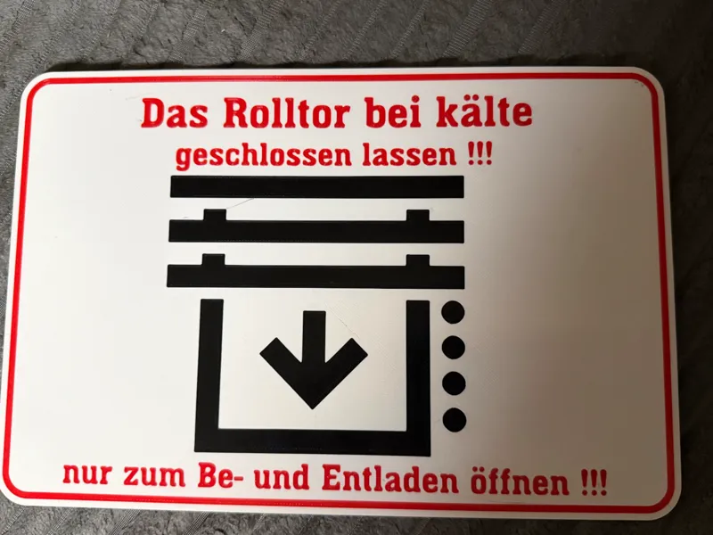 Rolltor geschlossen lassen bei kalte