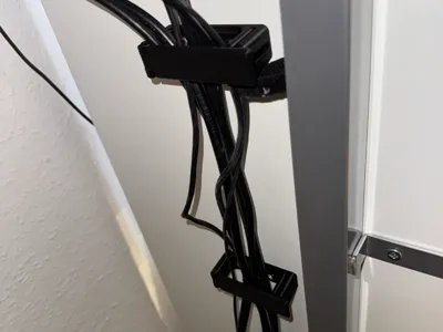 Simple cable management for the desk