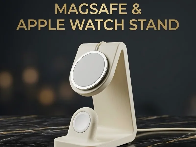 Stealth Duo: MagSafe & Apple Watch Dock