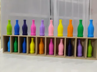 猜瓶子趣味游戏