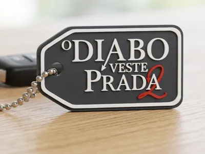 THE DEVIL WEARS PRADA KEYCHAIN 