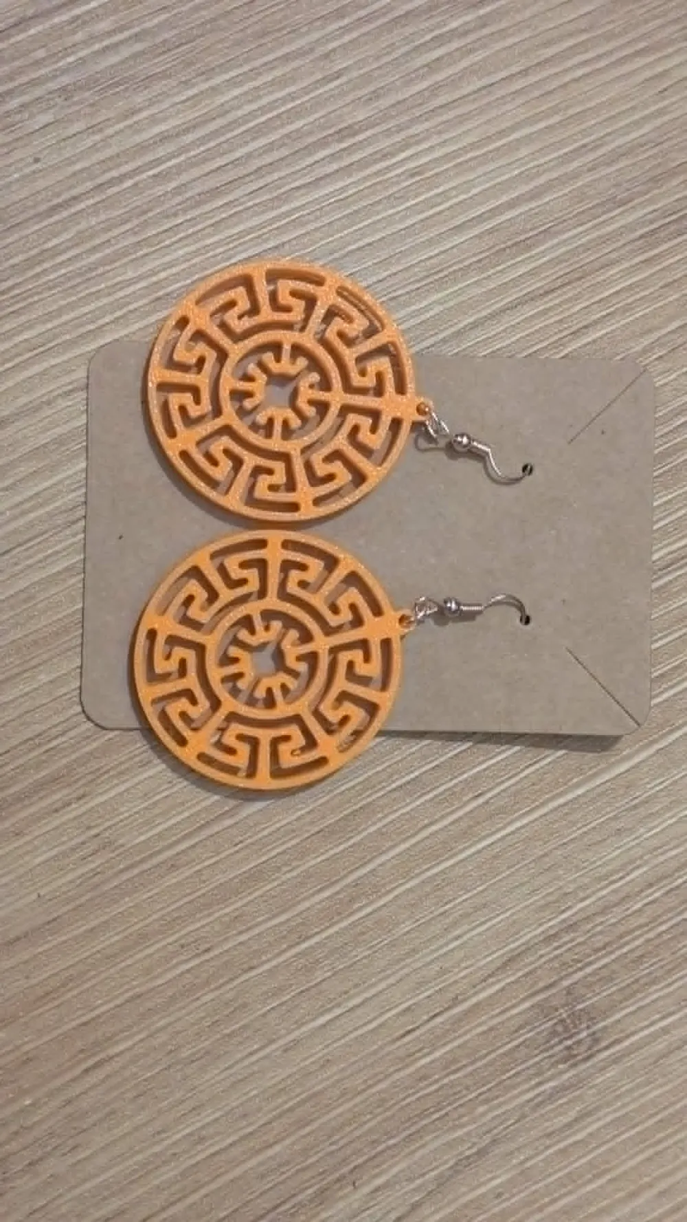 Aztec Earrrings - Free 3D Print Model - MakerWorld
