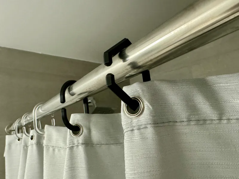Bestagon (Hexagon) Shower Curtain Hooks/Hangers 