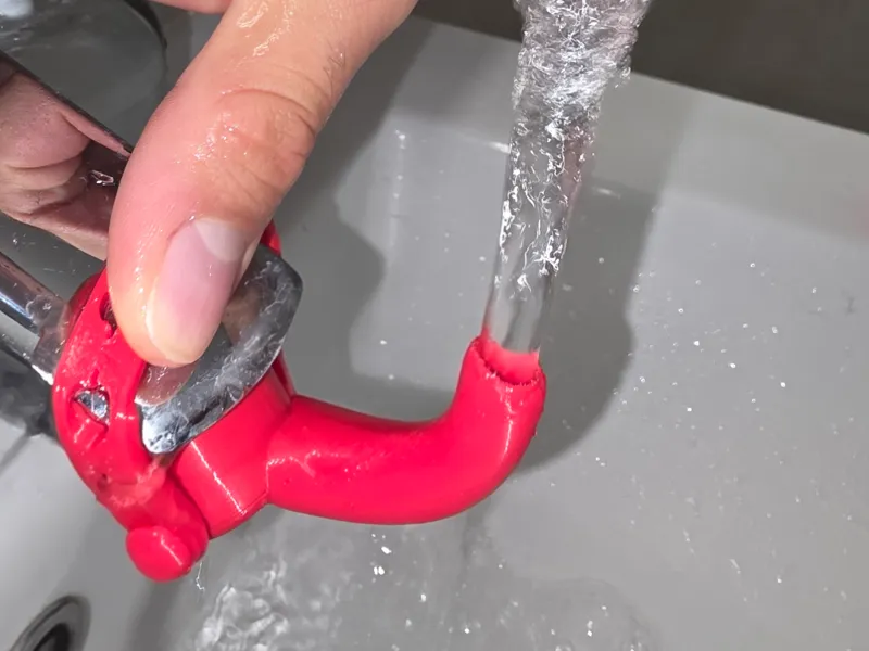 Faucet Adapter Water Jet Riser Ø 24.5mm Adjustable