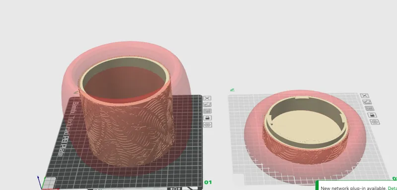 palm pot planter
