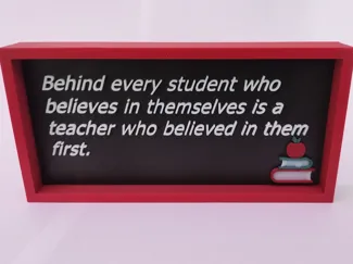 Teacher Appreciation Plaque